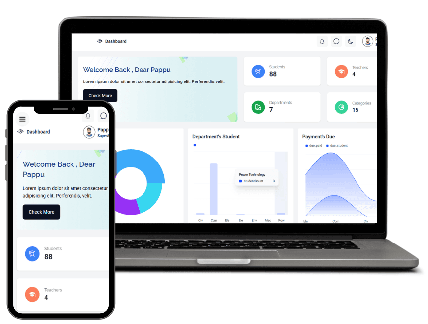 E-Clearance dashboard on desktop and mobile